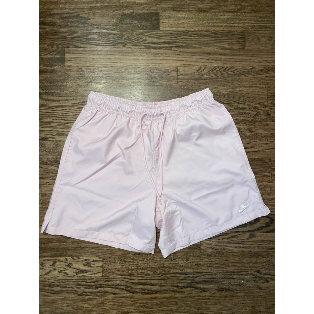 NWT! Nike Men's Club Woven Shorts Light Pink & White $55 retail BRAND NEW SIZE M